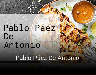 Pablo Páez De Antonio reserva de mesa
