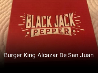 Reserve ahora una mesa en Burger King Alcazar De San Juan