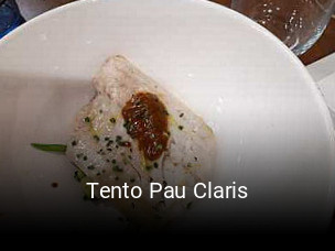 Tento Pau Claris reserva de mesa