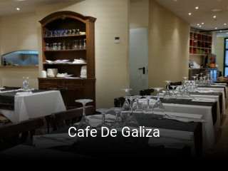 Cafe De Galiza reservar mesa