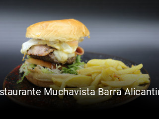 Restaurante Muchavista Barra Alicantina reserva de mesa