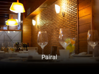 Reserve ahora una mesa en Pairal