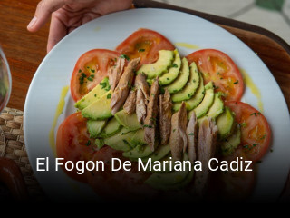 Reserve ahora una mesa en El Fogon De Mariana Cadiz
