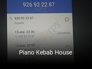 Piano Kebab House reserva