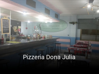 Pizzeria Dona Julia reserva de mesa