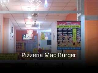 Pizzeria Mac Burger reservar mesa
