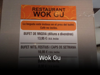 Reserve ahora una mesa en Wok Gu