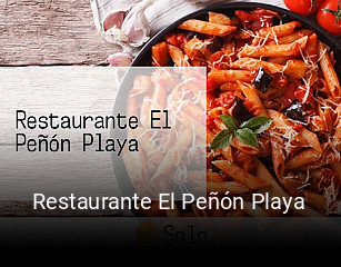 Restaurante El Peñón Playa reserva