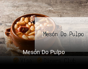 Reserve ahora una mesa en Mesón Do Pulpo