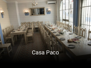 Casa Paco reserva