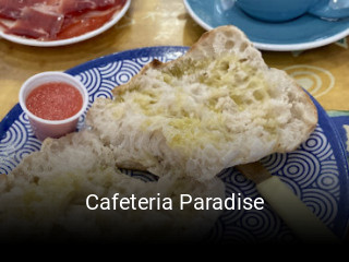 Cafeteria Paradise reserva de mesa