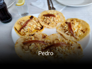 Pedro reservar mesa
