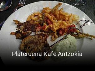 Plateruena Kafe Antzokia reservar en línea