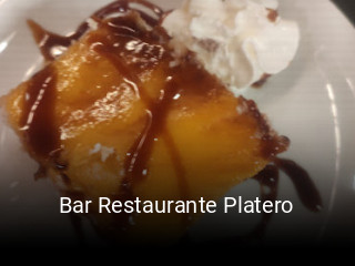 Bar Restaurante Platero reserva de mesa