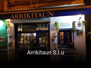 Reserve ahora una mesa en Arrikitaun S.l.u