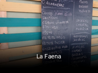 Reserve ahora una mesa en La Faena