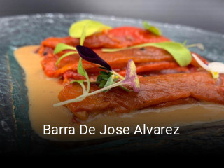 Barra De Jose Alvarez reserva de mesa