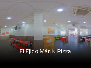 Reserve ahora una mesa en El Ejido Más K Pizza