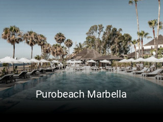 Purobeach Marbella reserva de mesa