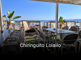 Reserve ahora una mesa en Chiringuito Lolailo