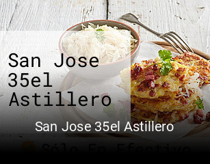 San Jose 35el Astillero reserva de mesa