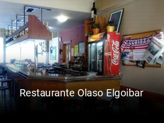 Restaurante Olaso Elgoibar reserva