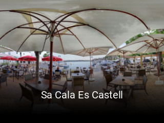 Reserve ahora una mesa en Sa Cala Es Castell