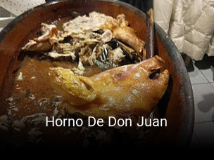Horno De Don Juan reservar mesa