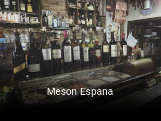 Meson Espana reserva de mesa