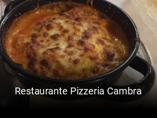Restaurante Pizzeria Cambra reservar mesa