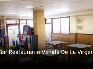 Reserve ahora una mesa en Bar Restaurante Venida De La Virgen