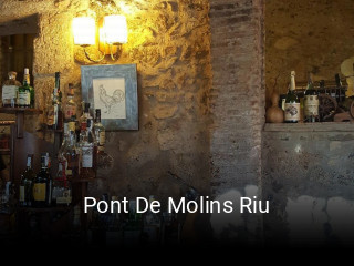 Reserve ahora una mesa en Pont De Molins Riu