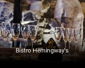 Bistro Hemingway's reserva de mesa