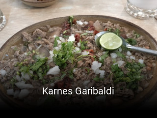 Karnes Garibaldi reserva de mesa