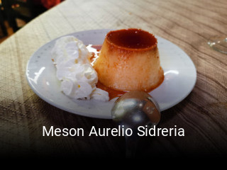 Meson Aurelio Sidreria reserva de mesa
