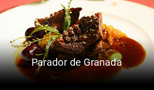 Reserve ahora una mesa en Parador de Granada