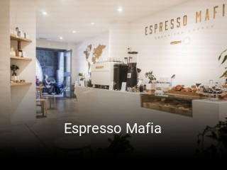 Espresso Mafia reserva de mesa