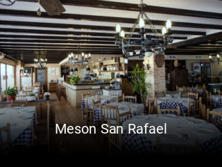 Reserve ahora una mesa en Meson San Rafael