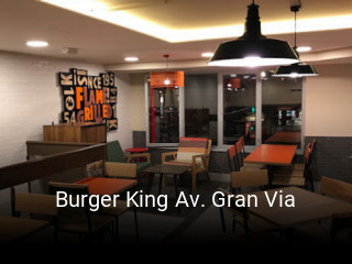 Burger King Av. Gran Via reserva de mesa