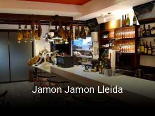 Jamon Jamon Lleida reserva de mesa
