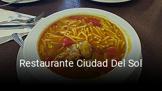 Restaurante Ciudad Del Sol reserva
