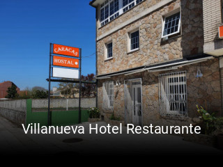 Villanueva Hotel Restaurante reservar mesa