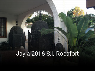 Jayla 2016 S.l. Rocafort reservar en línea