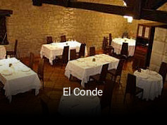 Reserve ahora una mesa en El Conde