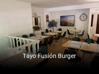 Tayo Fusión Burger reservar en línea