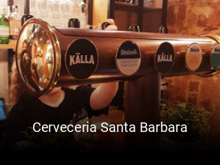 Cerveceria Santa Barbara reservar mesa