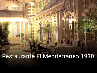 Restaurante El Mediterraneo 1930 reservar mesa