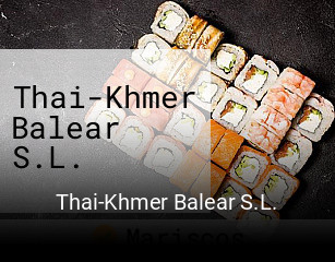 Thai-Khmer Balear S.L. reservar en línea