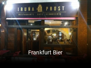 Frankfurt Bier reserva de mesa