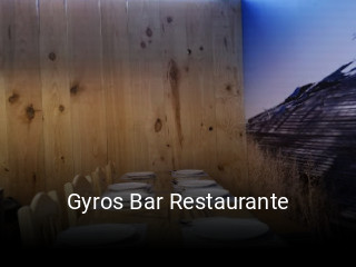 Reserve ahora una mesa en Gyros Bar Restaurante